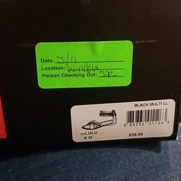 GUESS BLACK Sandals - Picture 5 of 8